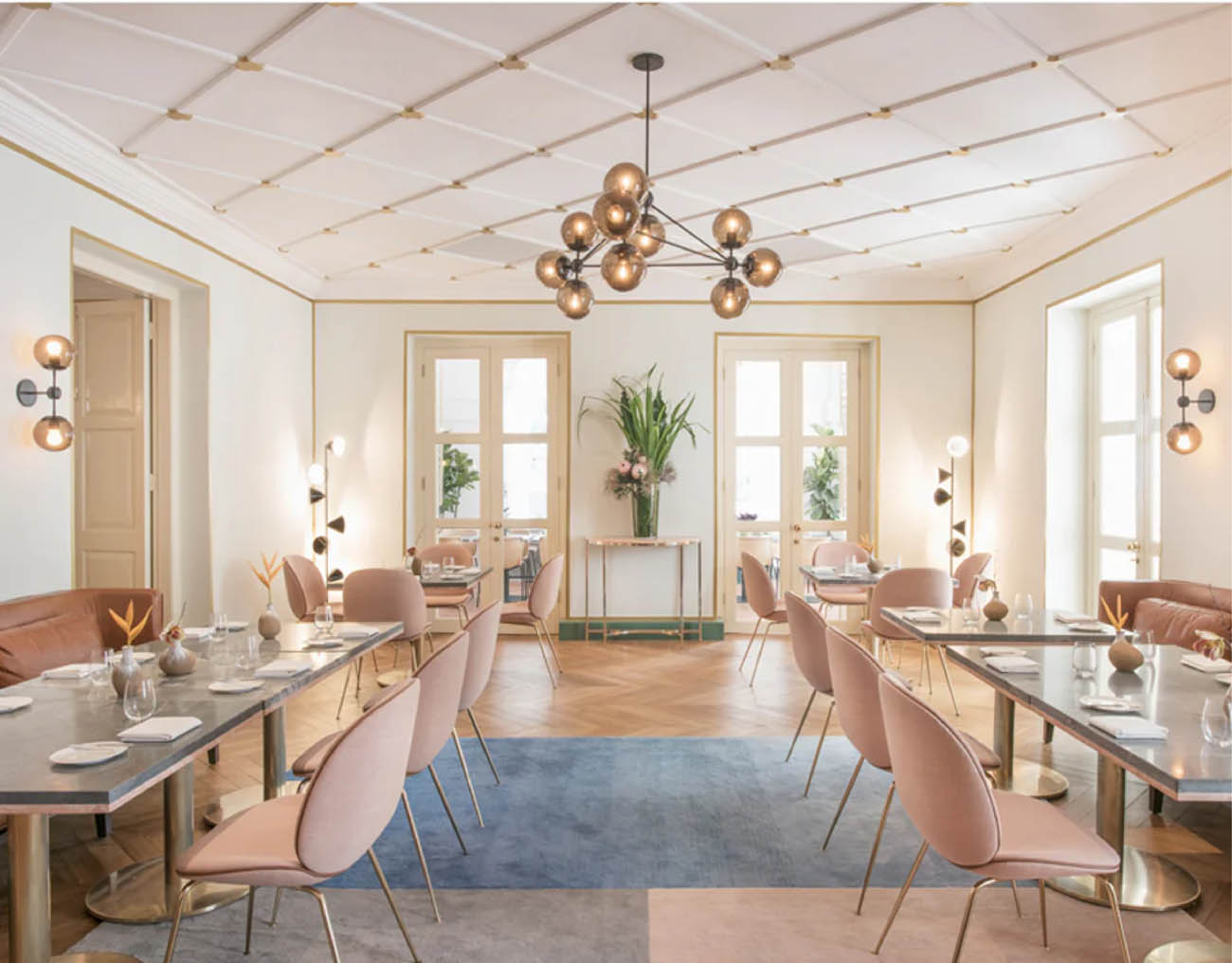 Modern pendant and wall sconce lighting from Roll & Hill