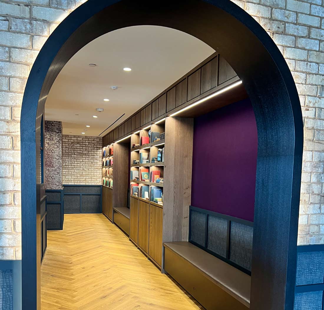 TrueFit™ by Omnilight in a bookstore