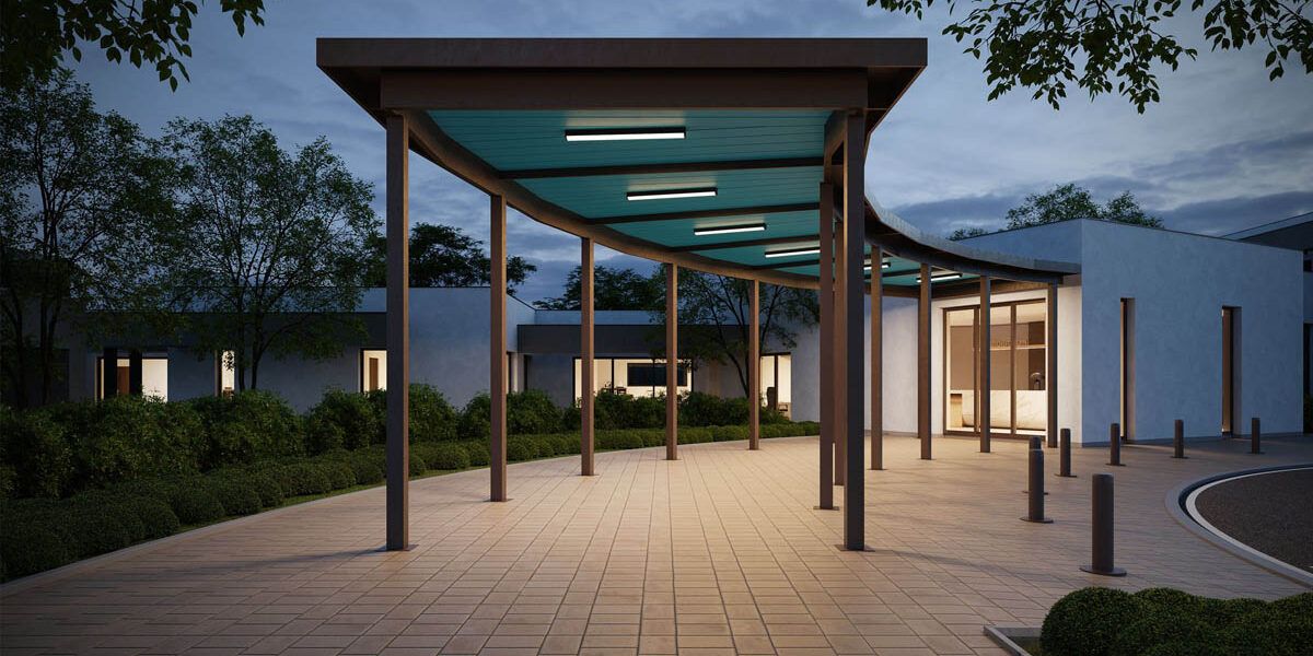 Fail-Safe ASL4 installed under a walkway canopy