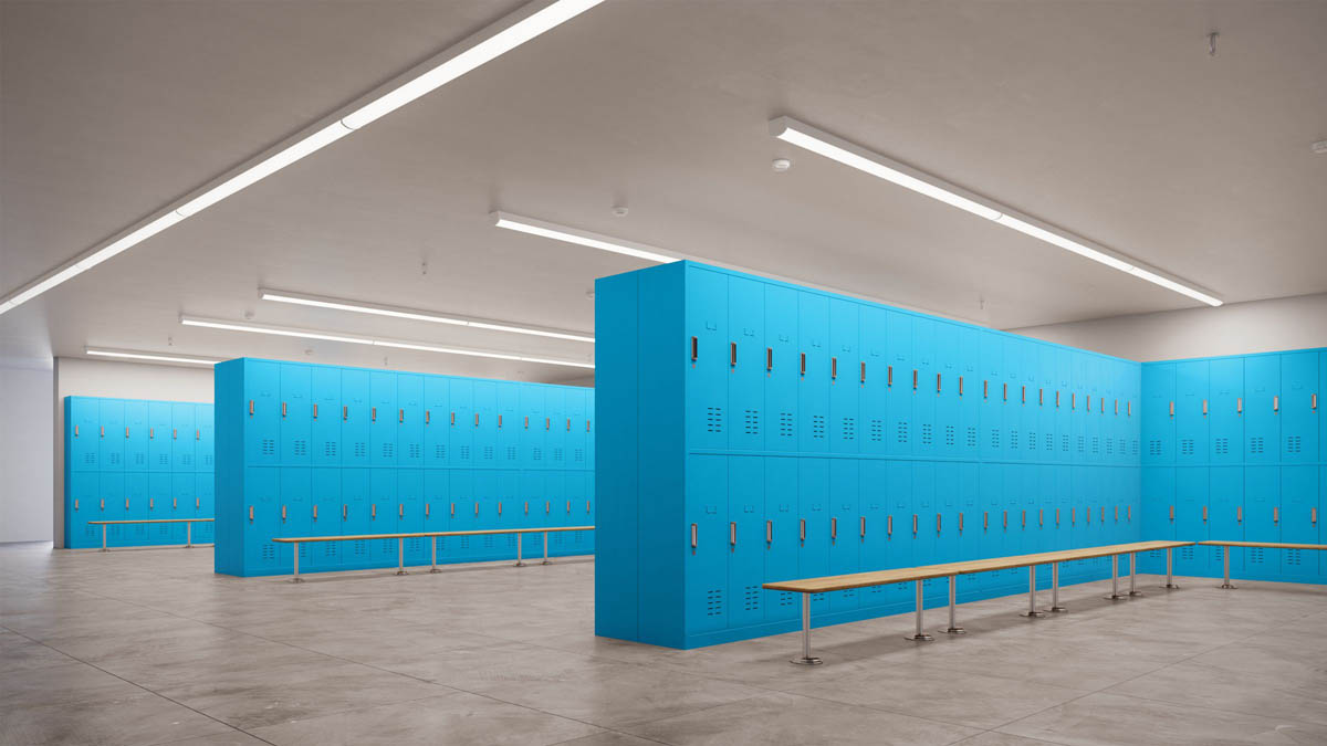 Fail-Safe ASL4 installed in a locker room