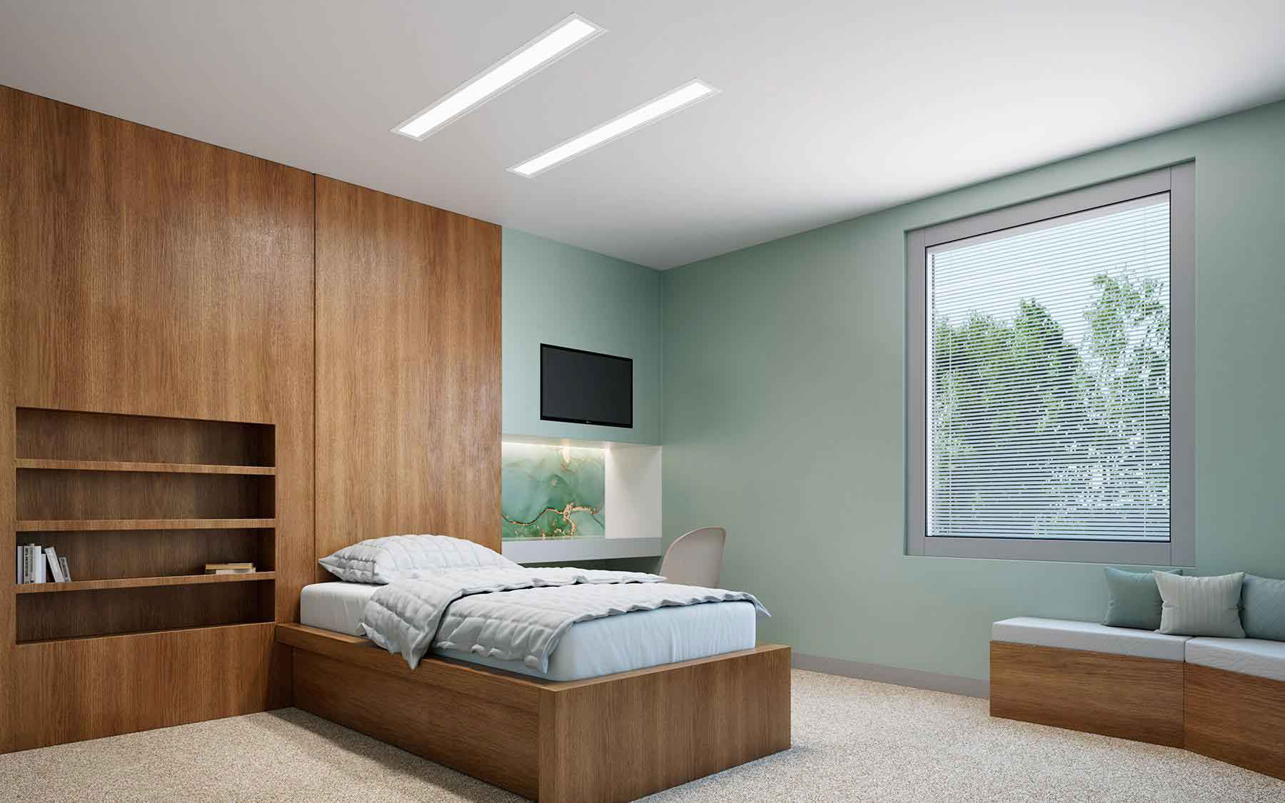 Seem 4 Behavioral Health Luminaires by Focal Point image